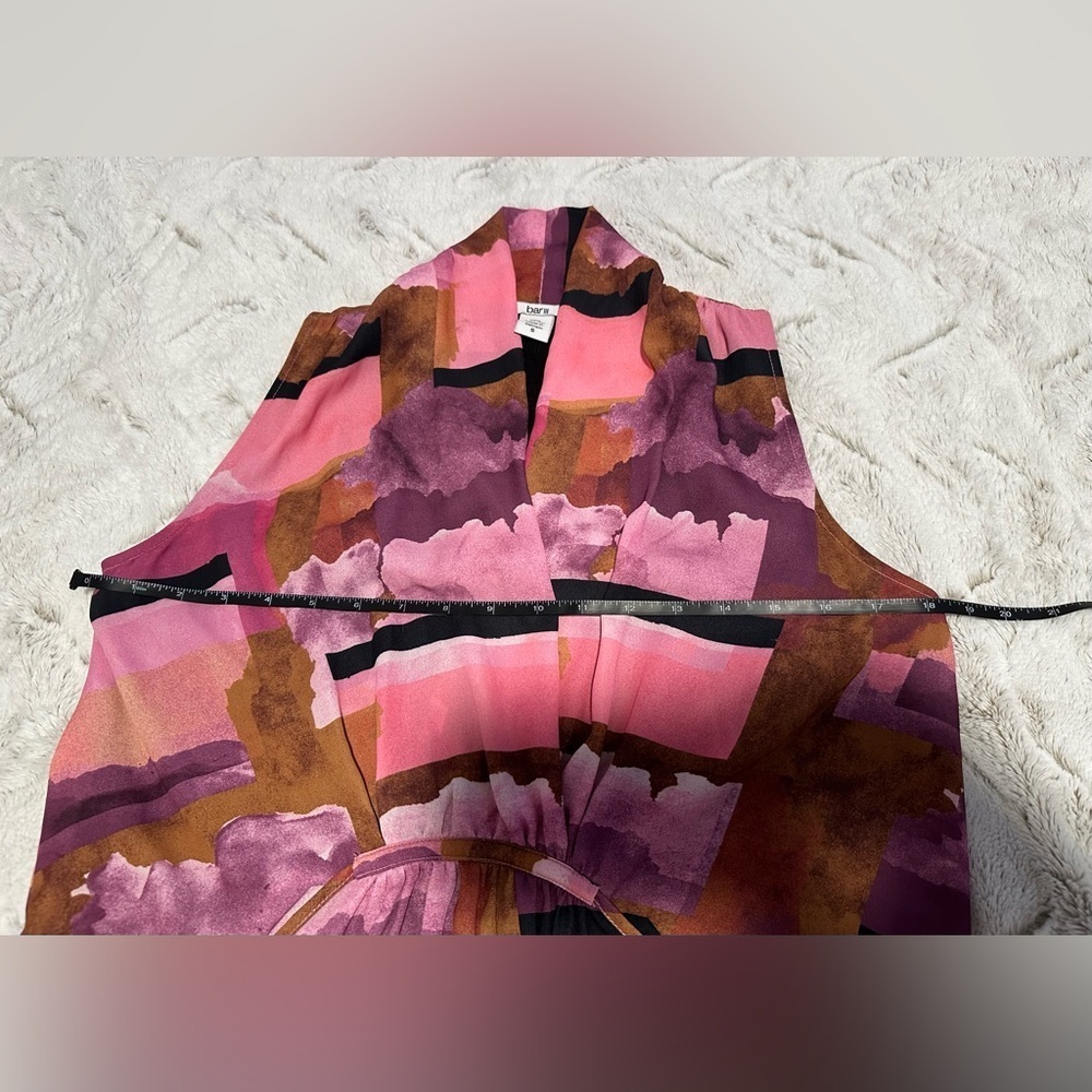 Bar III Pink and Brown Midi Dress - Picture 7 of 10
